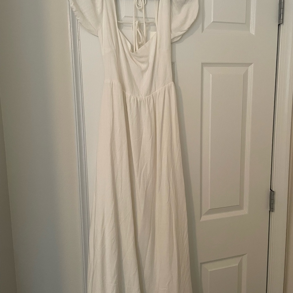 Worth Collective August open back maternity friendly dress